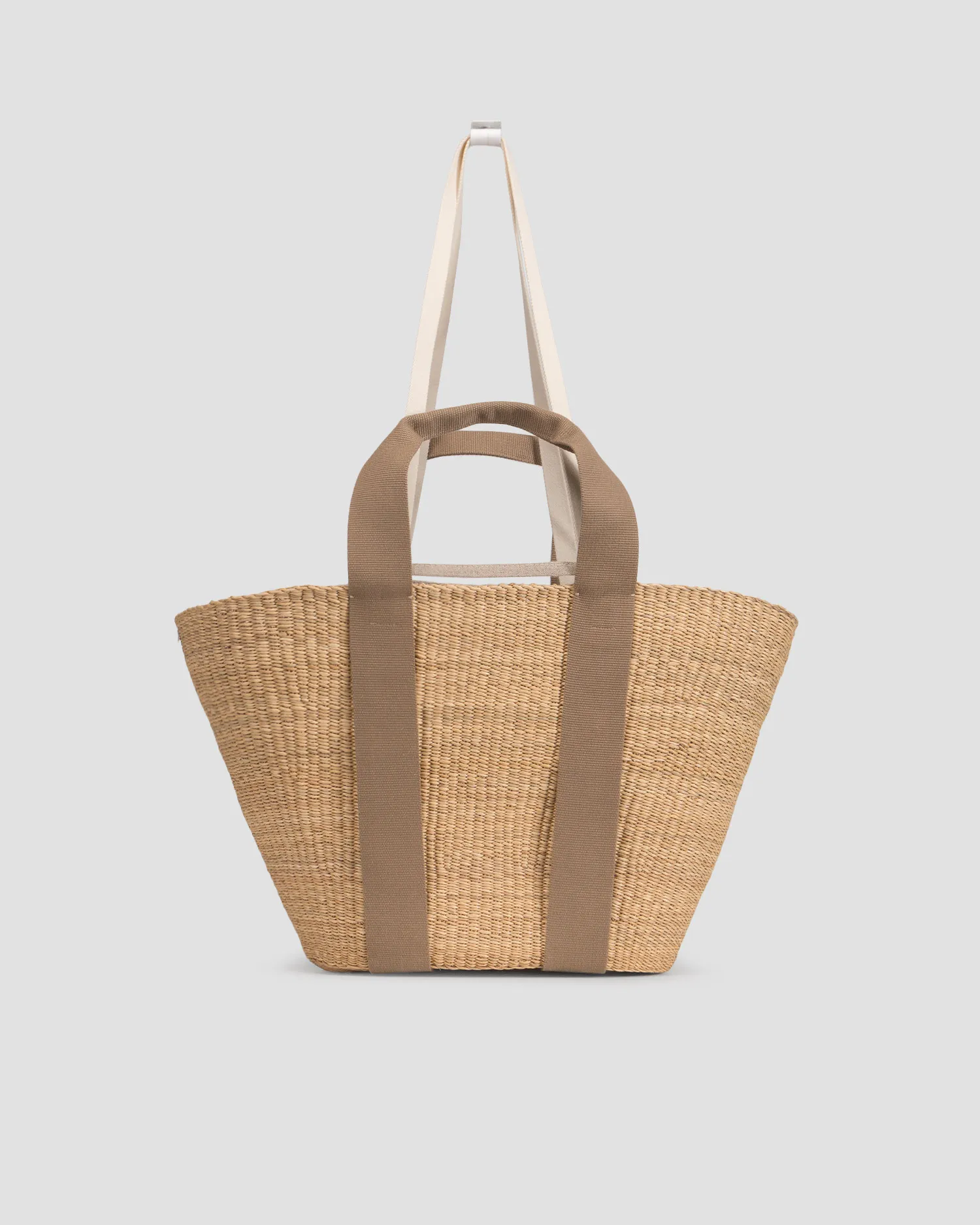 Cestino intrecciato da donna Muun Abby abbylinnbenat-beige