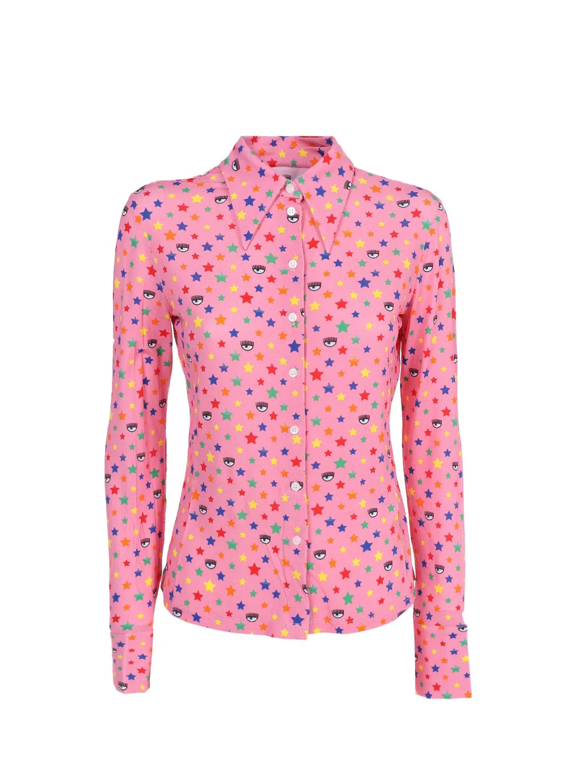 CHIARA FERRAGNI   CAMICIA CON STAMPA EYE STAR ALL OVER