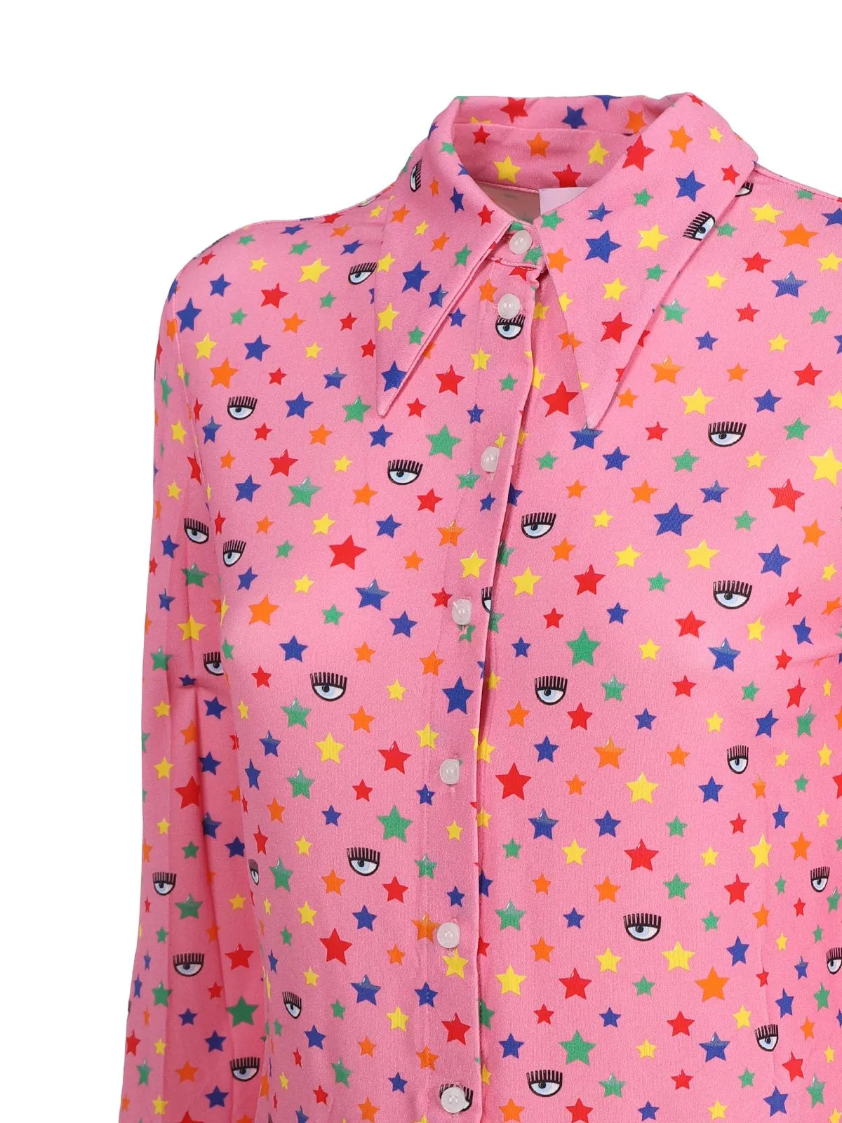 CHIARA FERRAGNI   CAMICIA CON STAMPA EYE STAR ALL OVER