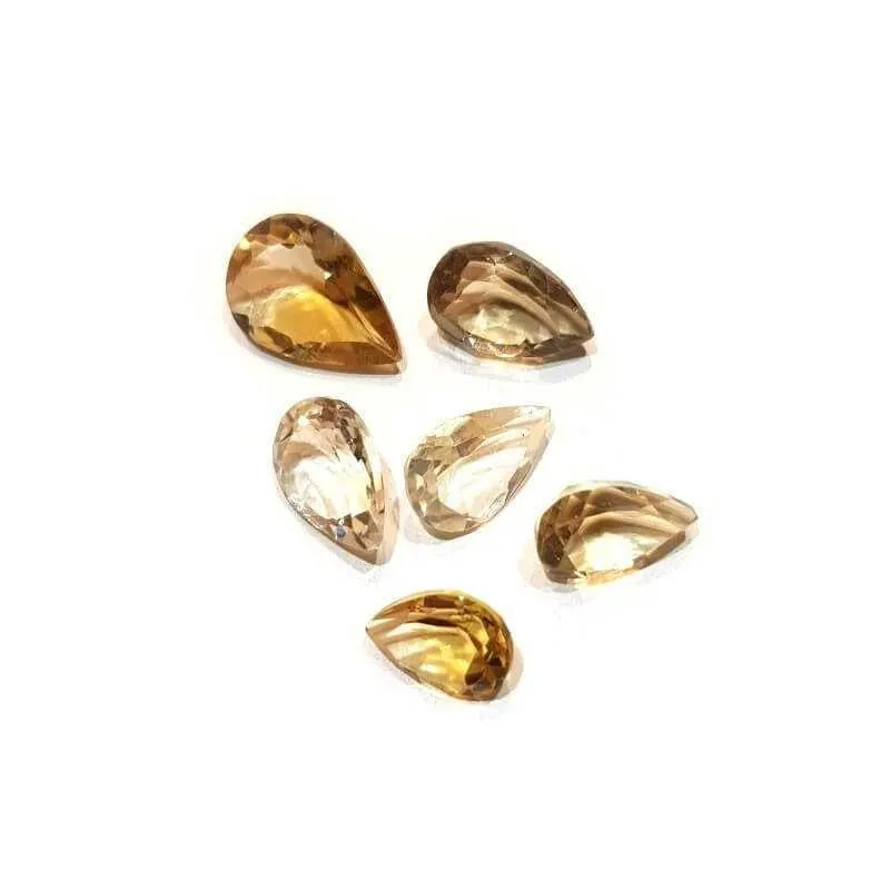 CITRINO GIALLO GOCCIA 2.19 CARATI 7.93 x 6.91 mm