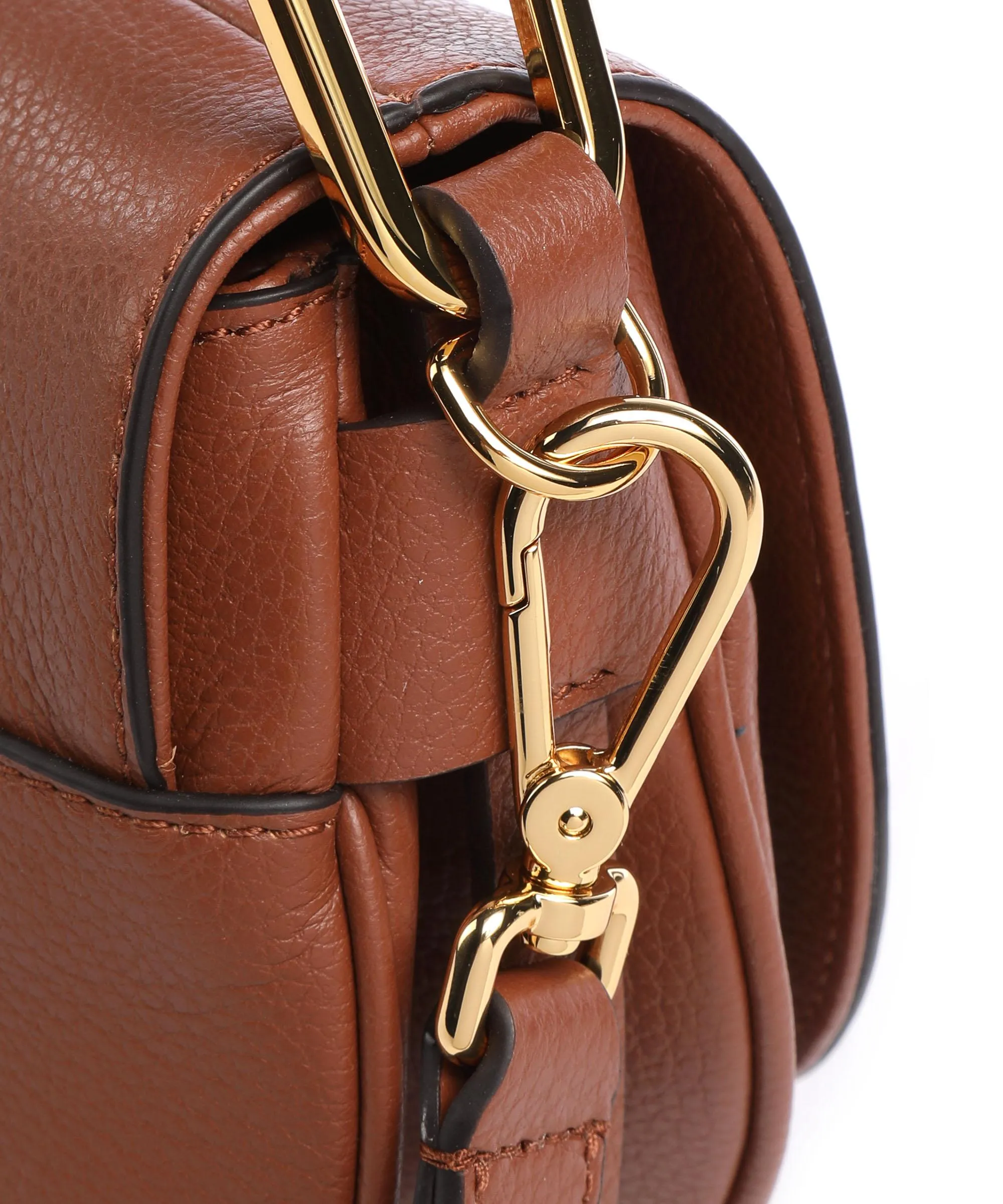  Coccinelle Magie Borsa hobo pelle granulata marrone  