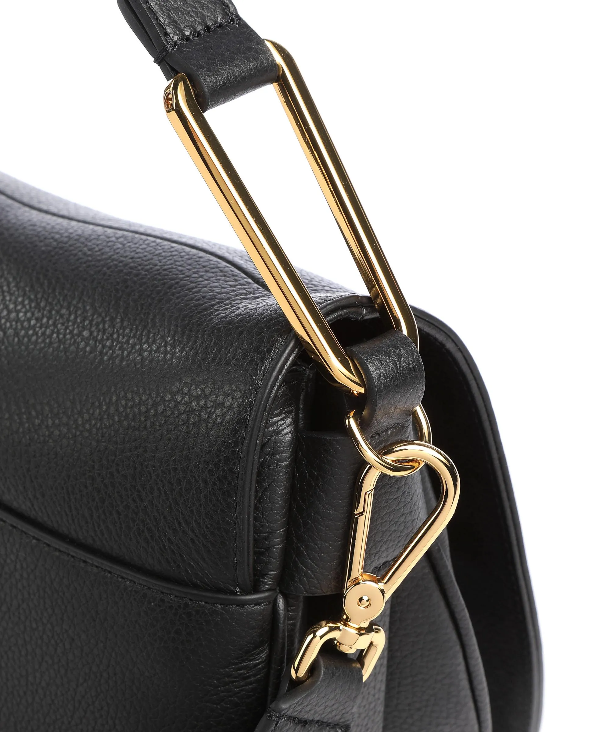  Coccinelle Magie Borsa hobo pelle granulata nero  