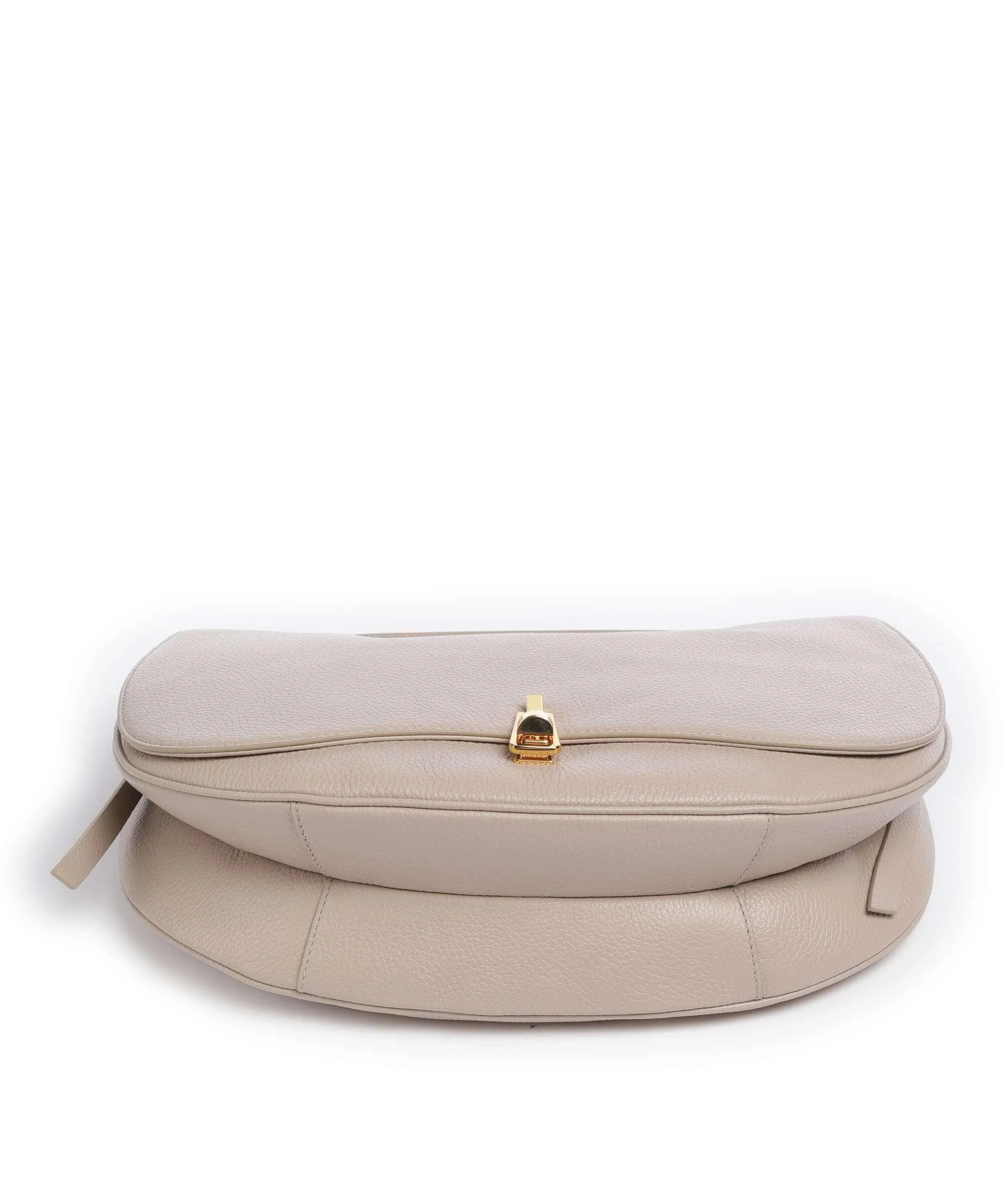  Coccinelle Magie Soft Borsa hobo pelle di vacchetta grana beige  