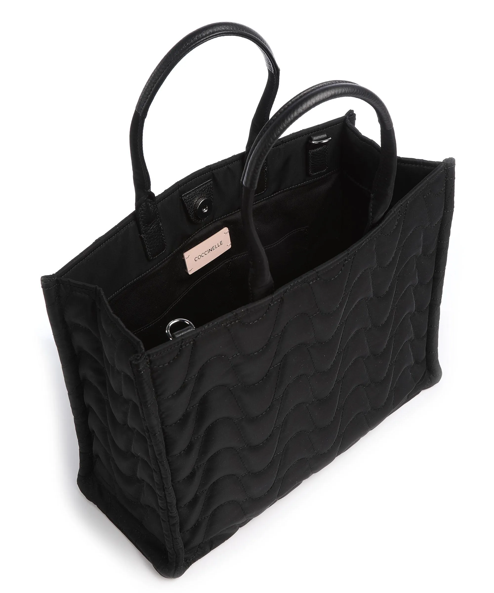  Coccinelle Never Without Bag Borsa a mano nylon nero  