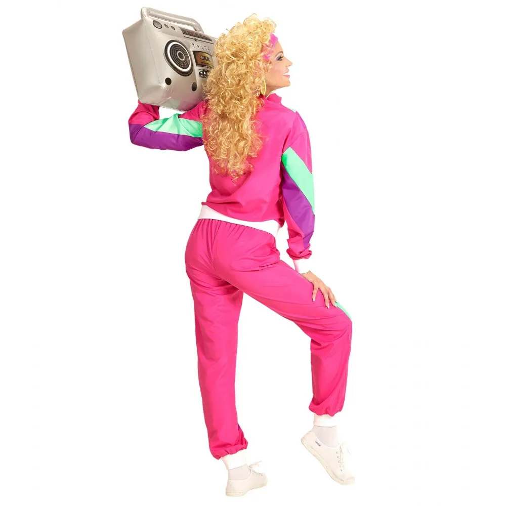 Costume Tuta Anni 80 Unisex per Feste a Tema, Taglia S, Adulto
