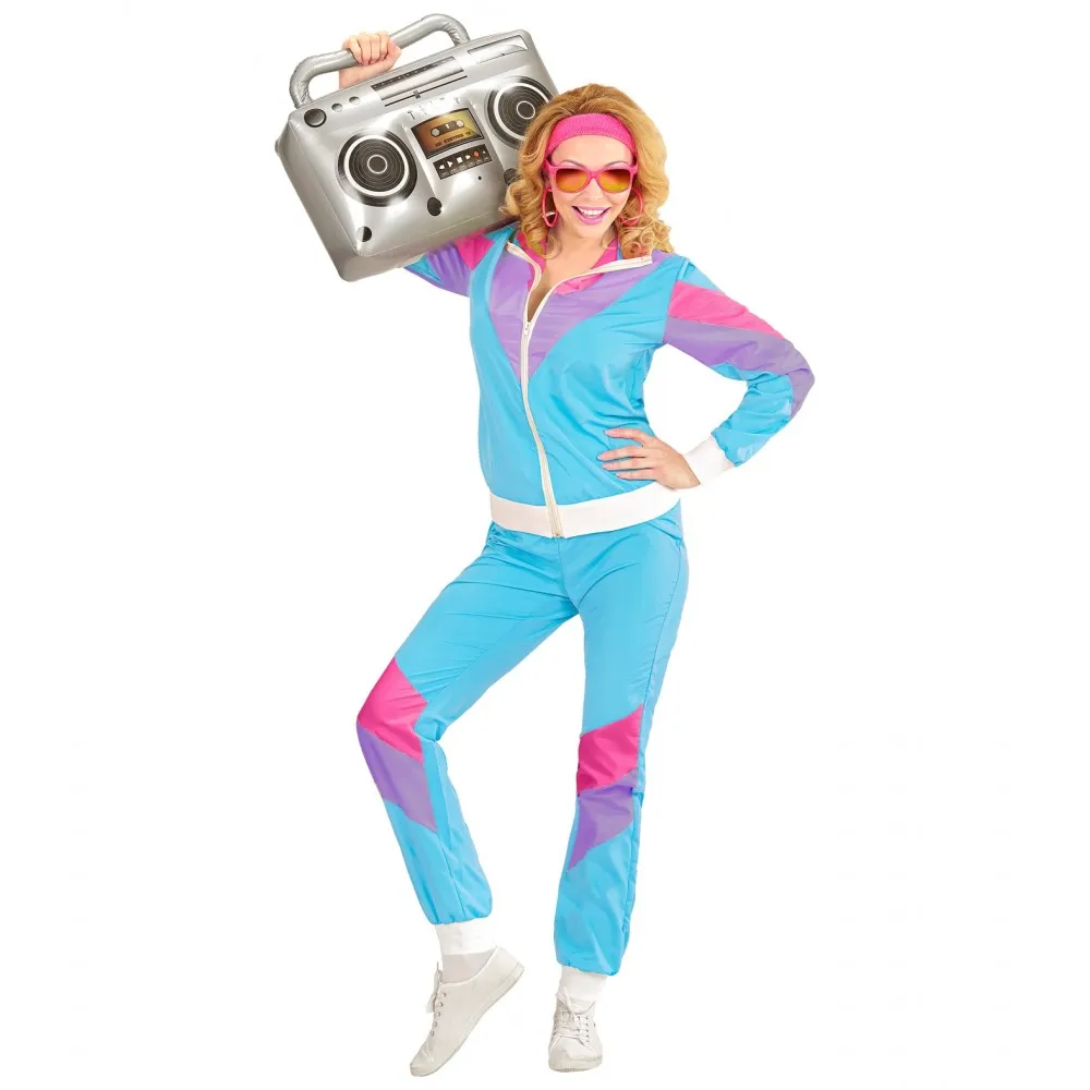 Costume Tuta Anni 80 Unisex per Feste a Tema, Taglia XL, Adulto