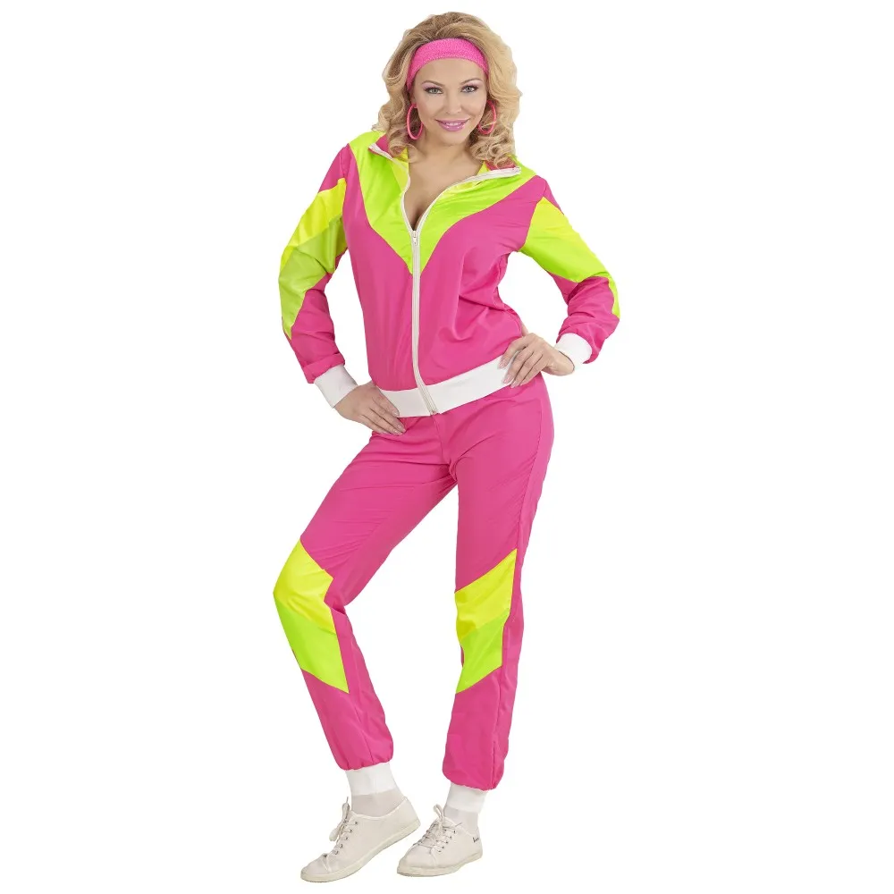 Costume Tuta Anni 80 Unisex per Feste a Tema, Taglia XS, Adulto