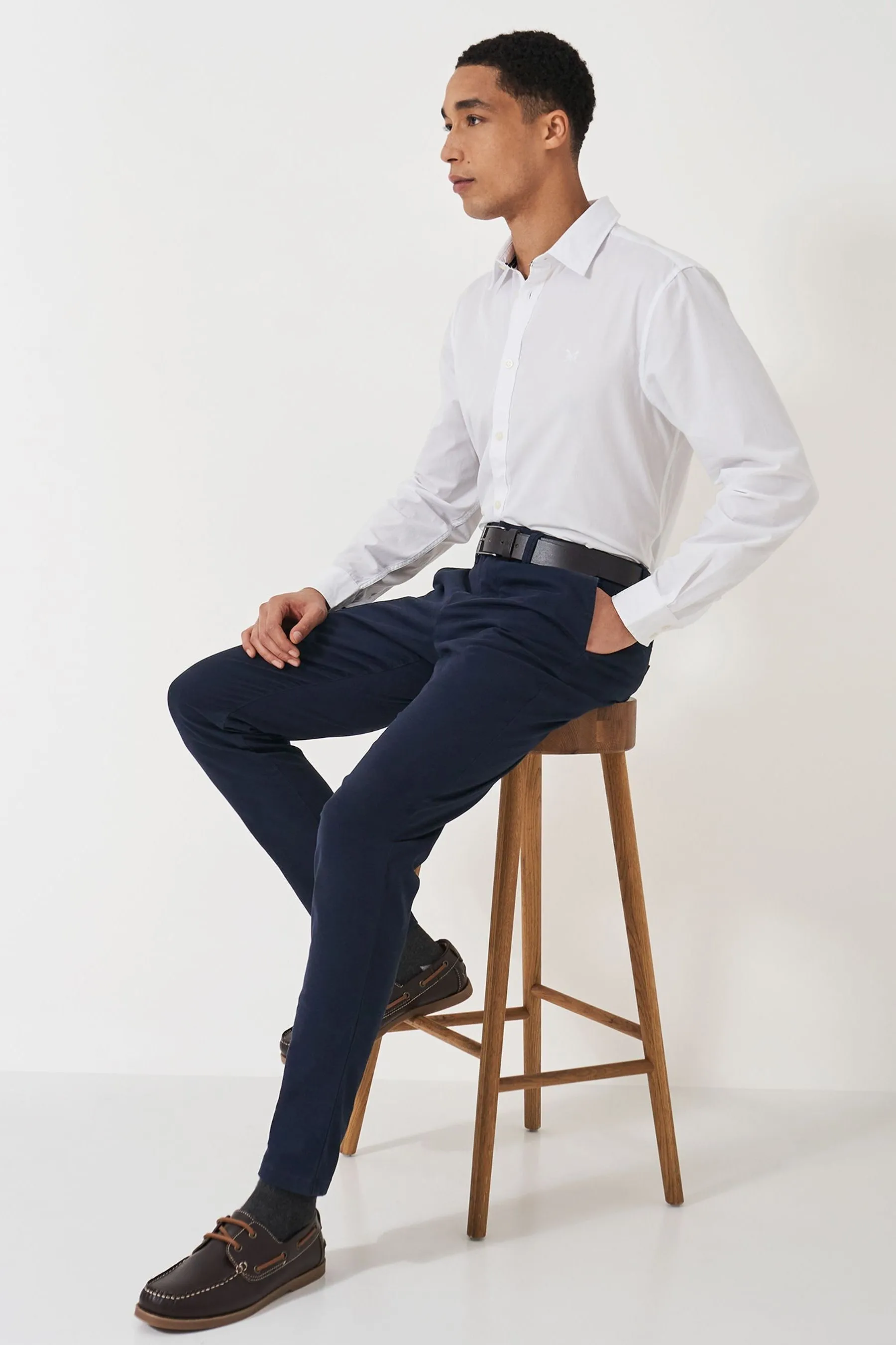Crew Clothing - Pantaloni chino slim
