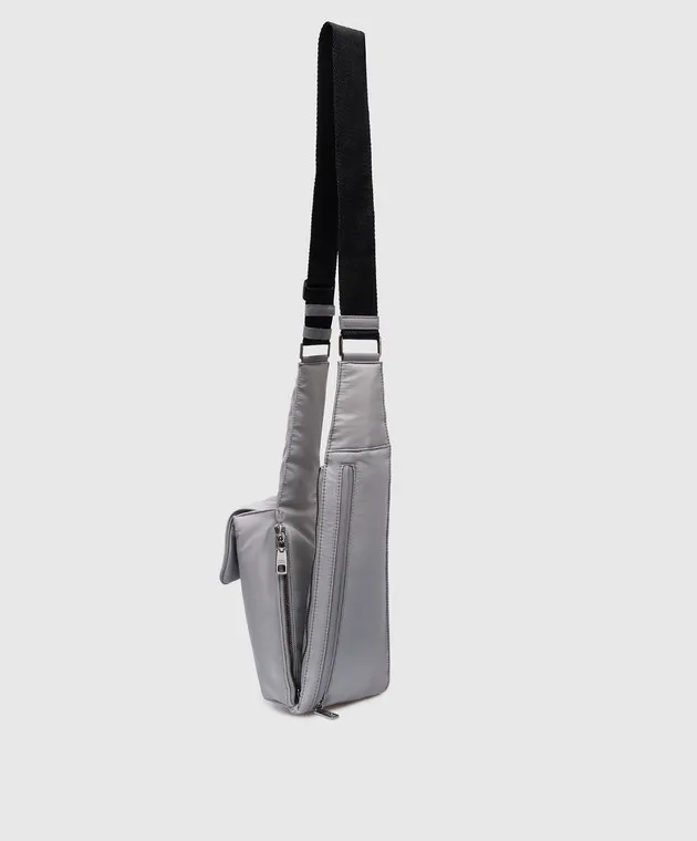 Dolce&Gabbana Borsa a tracolla con logo grigio BM2279AP549