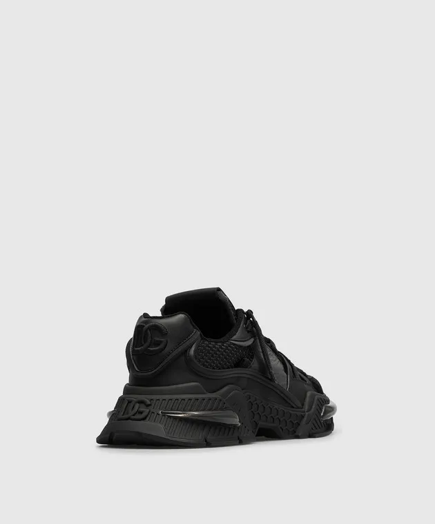 Dolce&Gabbana Sneaker combinate con logo Airmaster di colore nero CS2071AY851