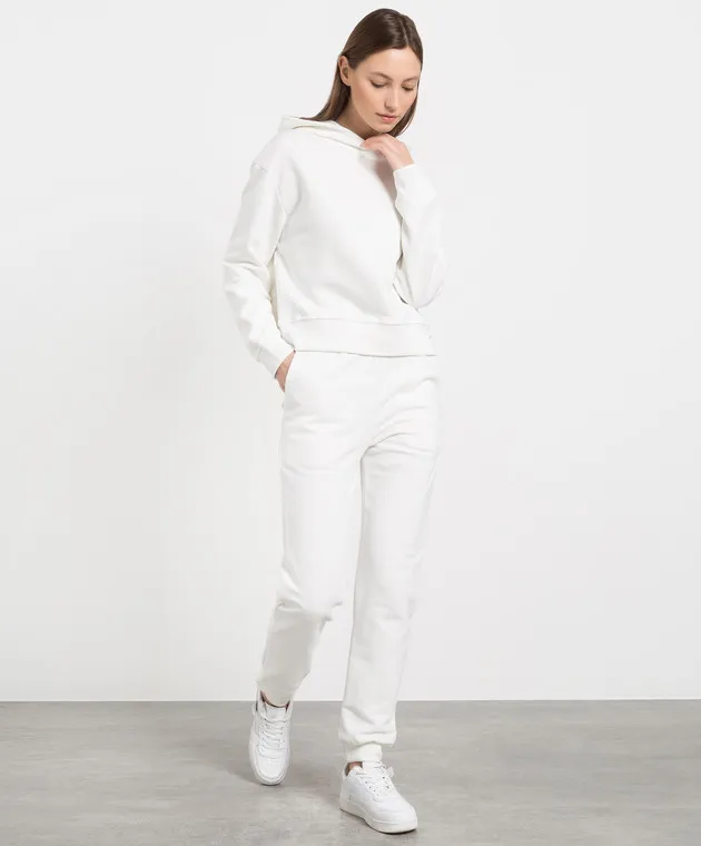 Dondup Pantaloni da jogging bianchi F234KF0210D002