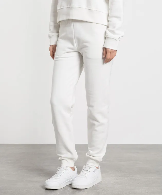Dondup Pantaloni da jogging bianchi F234KF0210D002