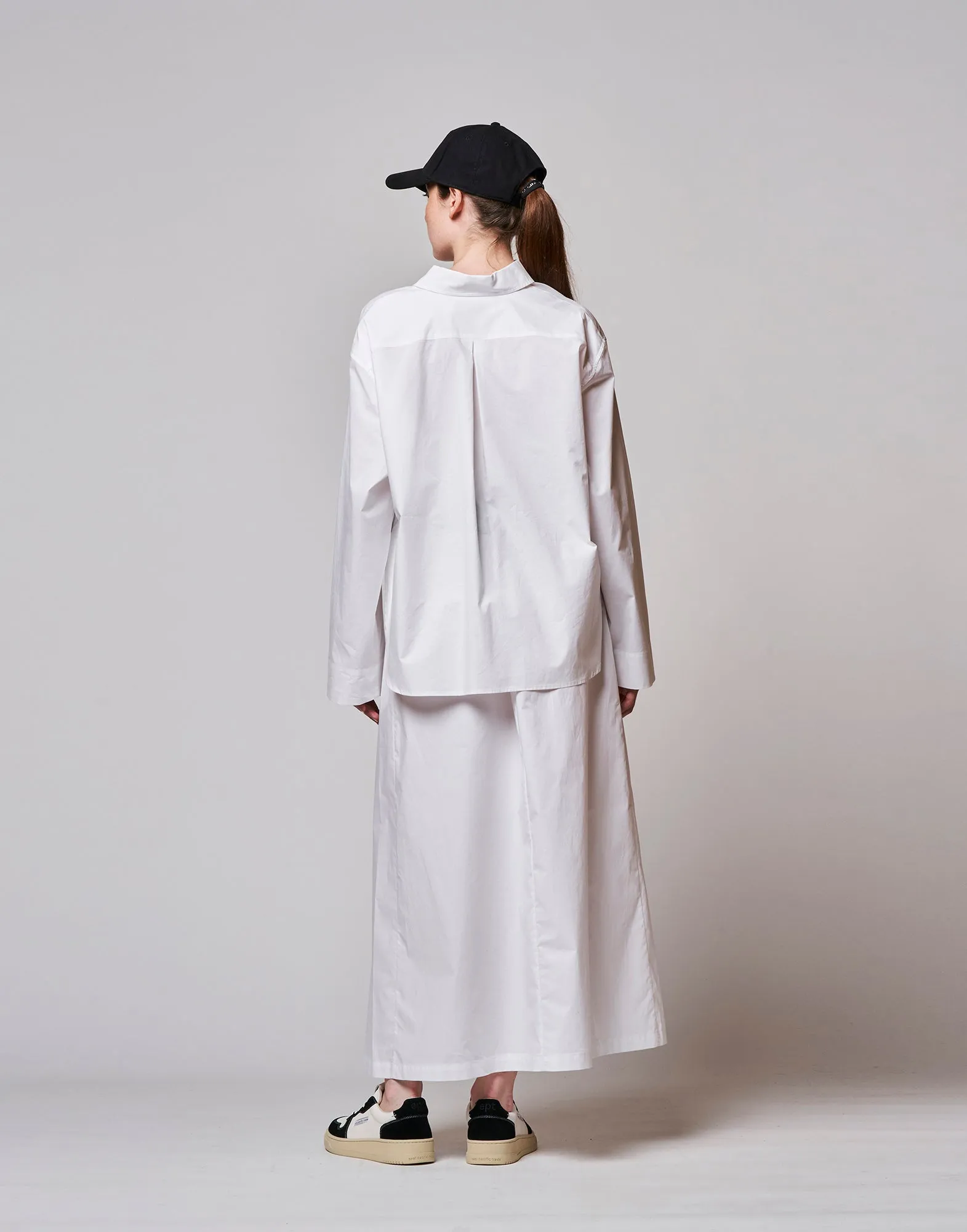 DOUUOD Abito Camicia Incrociata Lungo