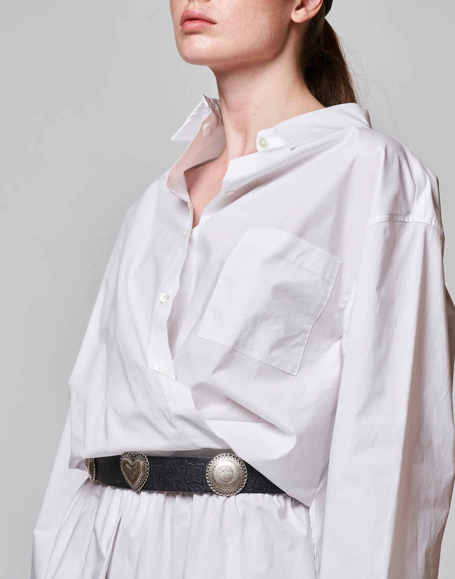 DOUUOD Abito Camicia Incrociata Lungo