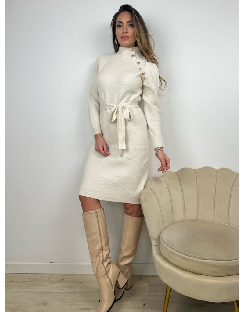 DRESS CLARY BEIGE