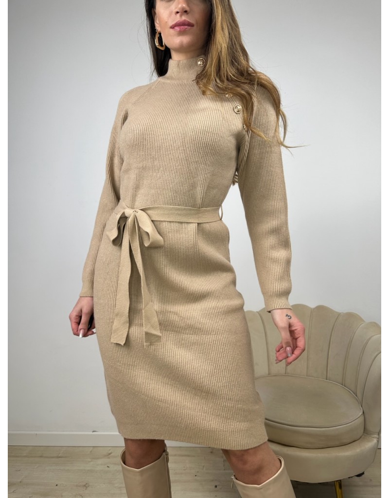 DRESS CLARY CAMEL