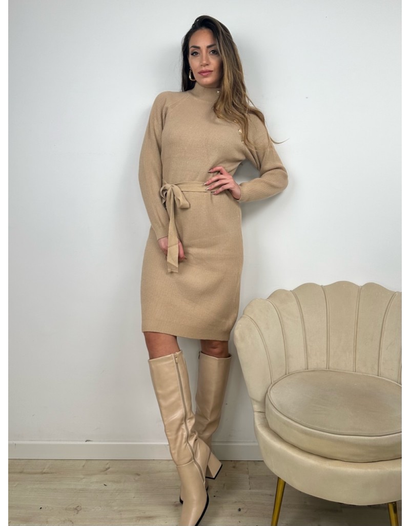 DRESS CLARY CAMEL