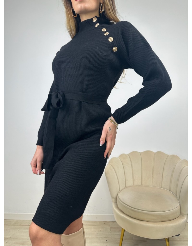 DRESS CLARY NERO