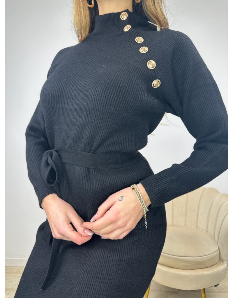 DRESS CLARY NERO