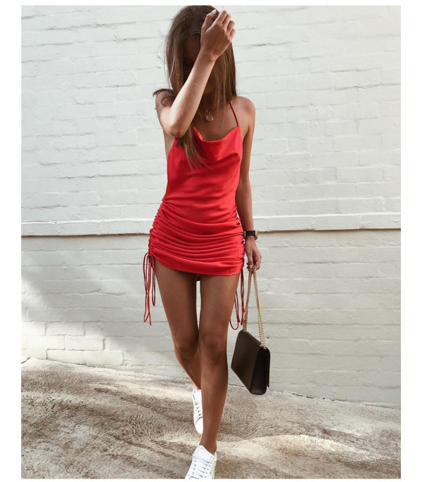 Dress in raso sofk