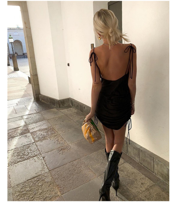 Dress in raso sofk