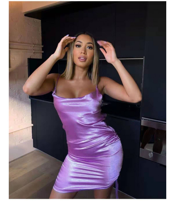Dress in raso sofk