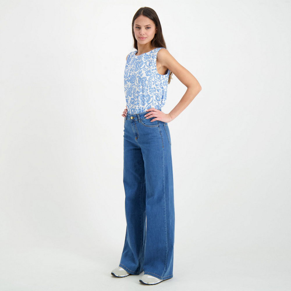 EMME MARELLA JEANS STRAIGHT LEG CRESPO DONNA