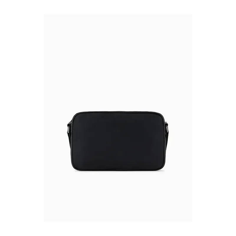 EMPORIO ARMANI - Borsa a Tracolla in Nylon Riciclato - Nero