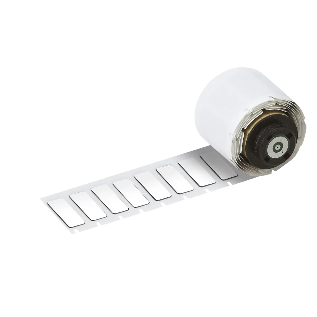 Etichetta in poliestere Brady 27,00 mm Nero su Bianco