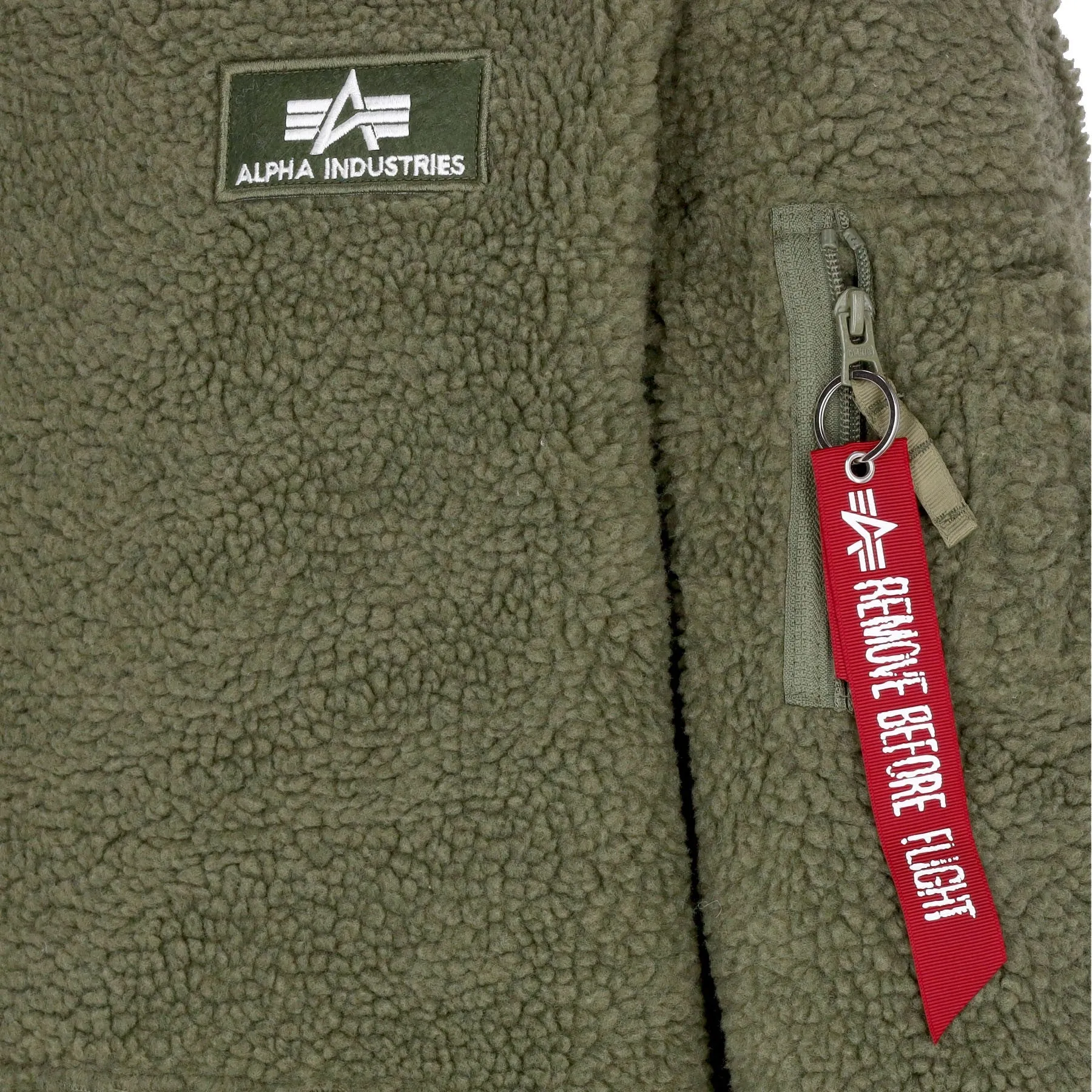 Felpa Cappuccio Uomo Teddy Hoodie Sage Green