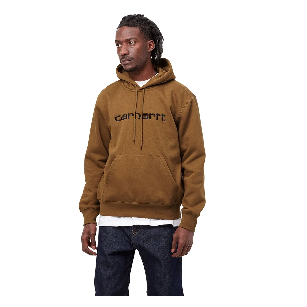 Felpa Carhartt WIP  Logo Marrone