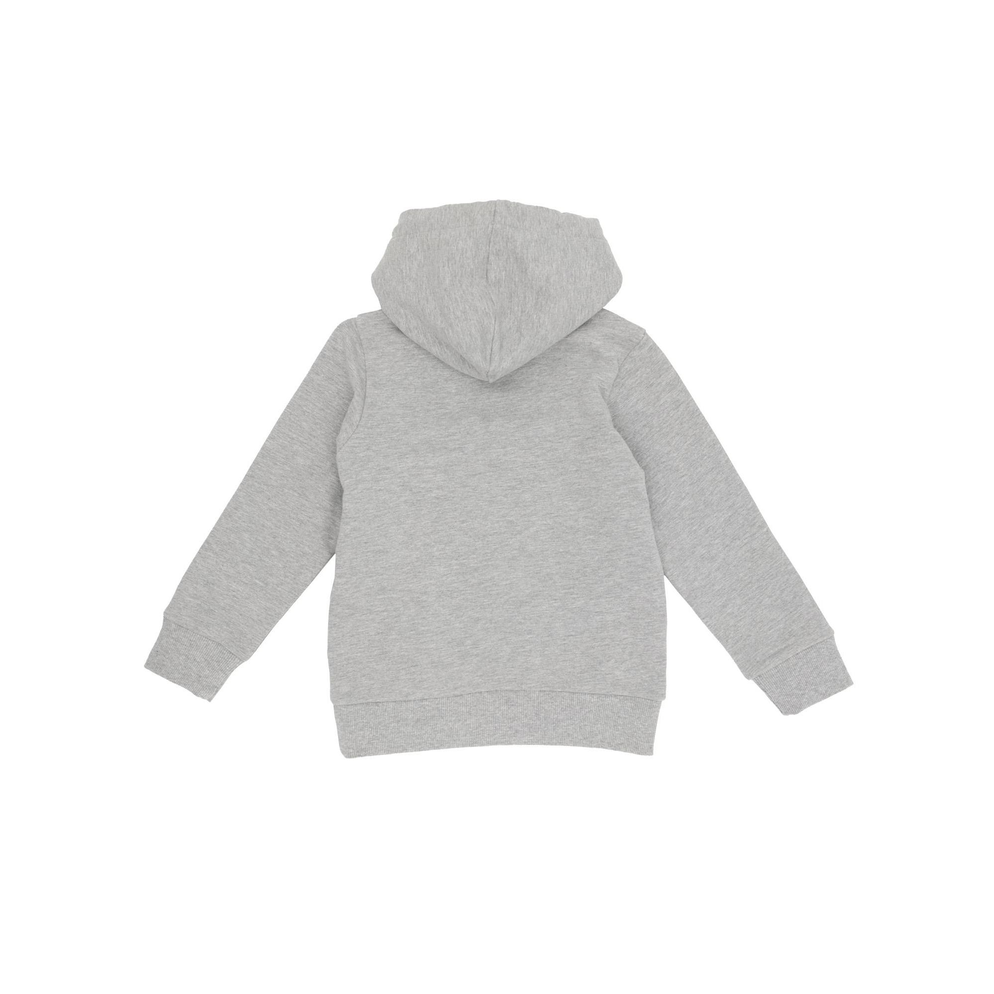 Felpa con cappuccio Leone bambina Super Grey