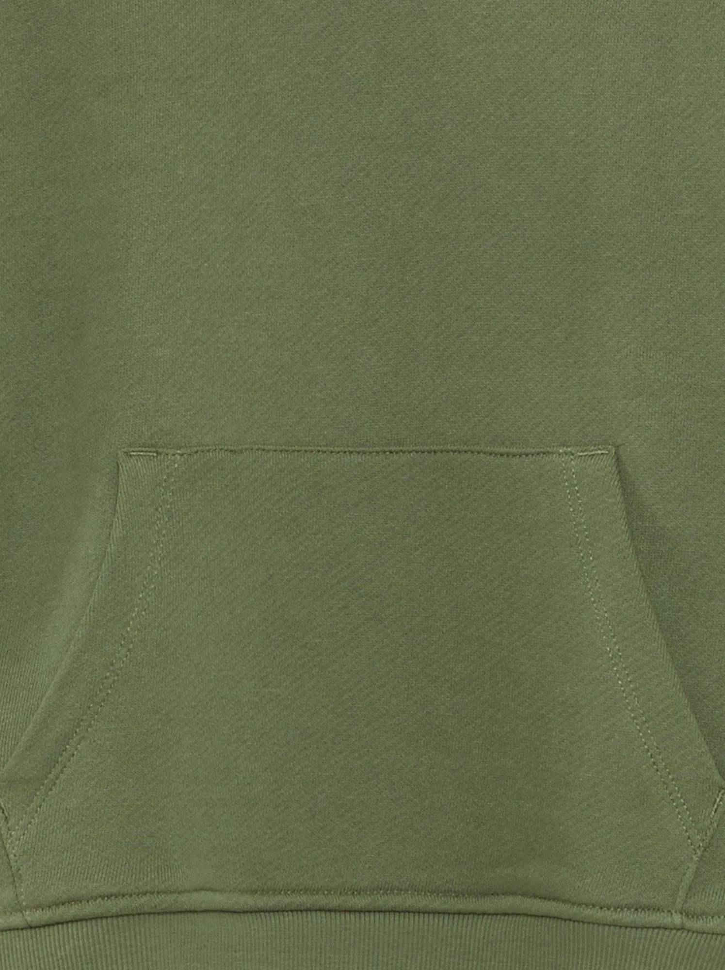 Felpa in tessuto felpato leggero - verde