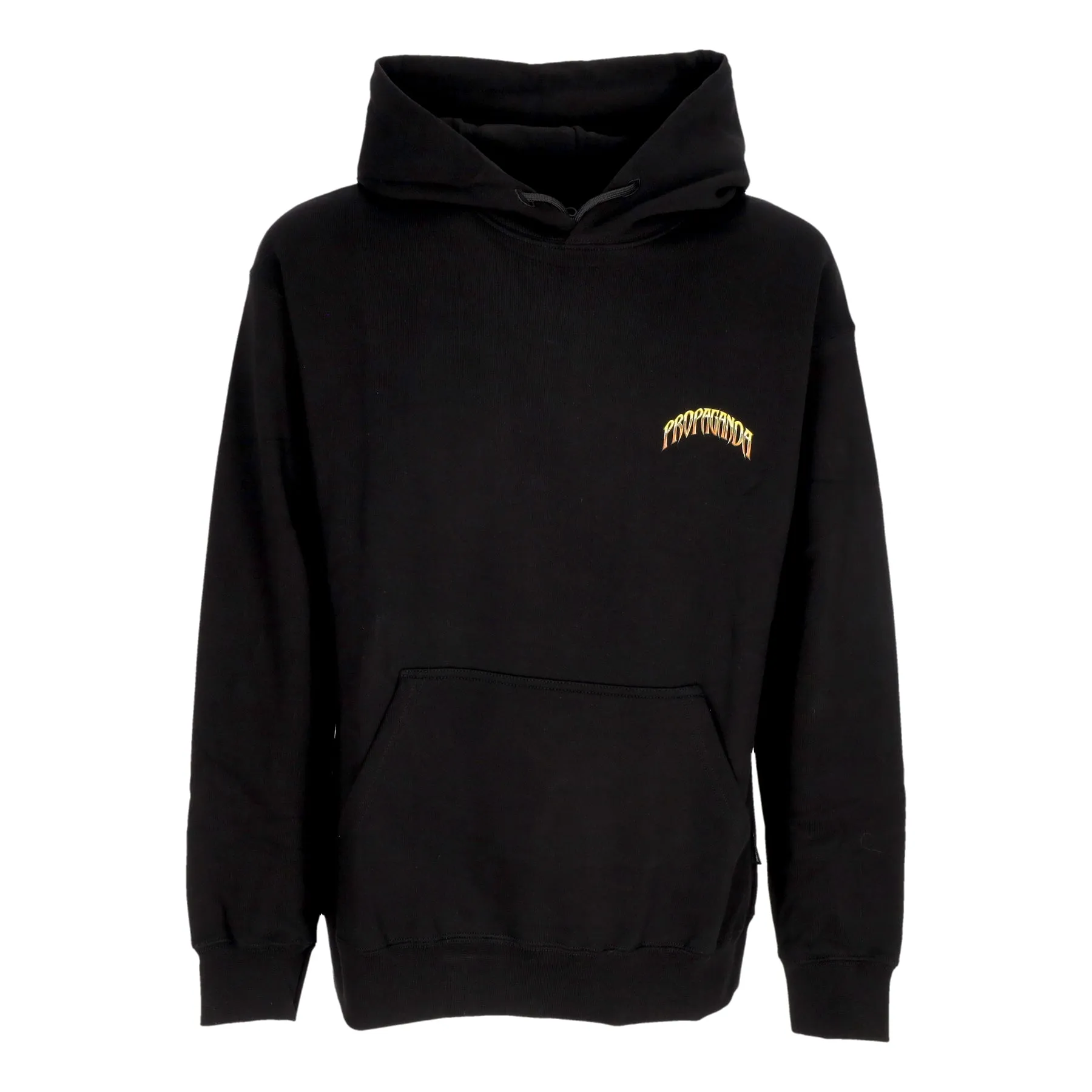 Felpa Leggera Cappuccio Uomo Triangle Pharao Hoodie Black