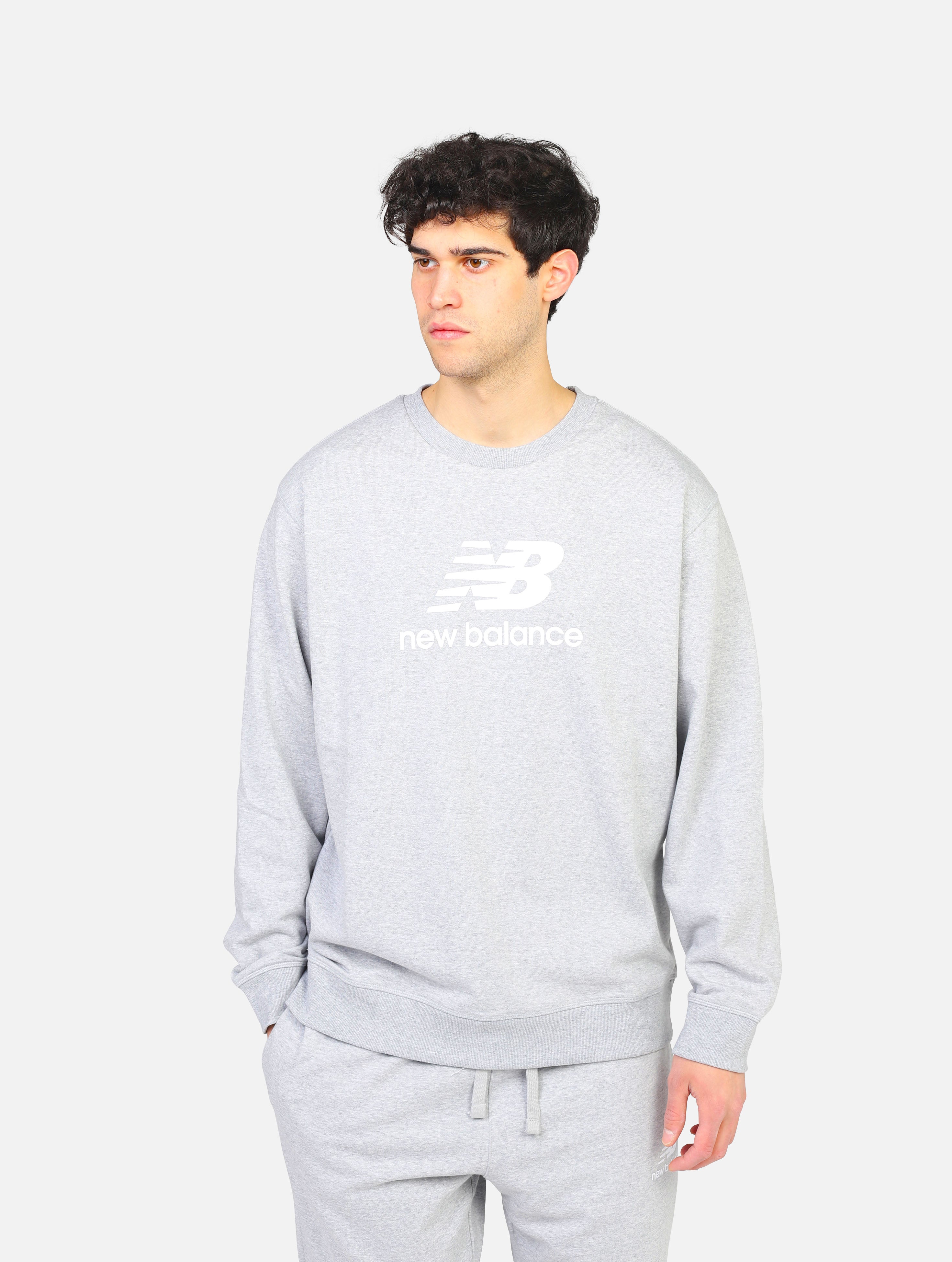 felpa NEW BALANCE - MT31538GREY