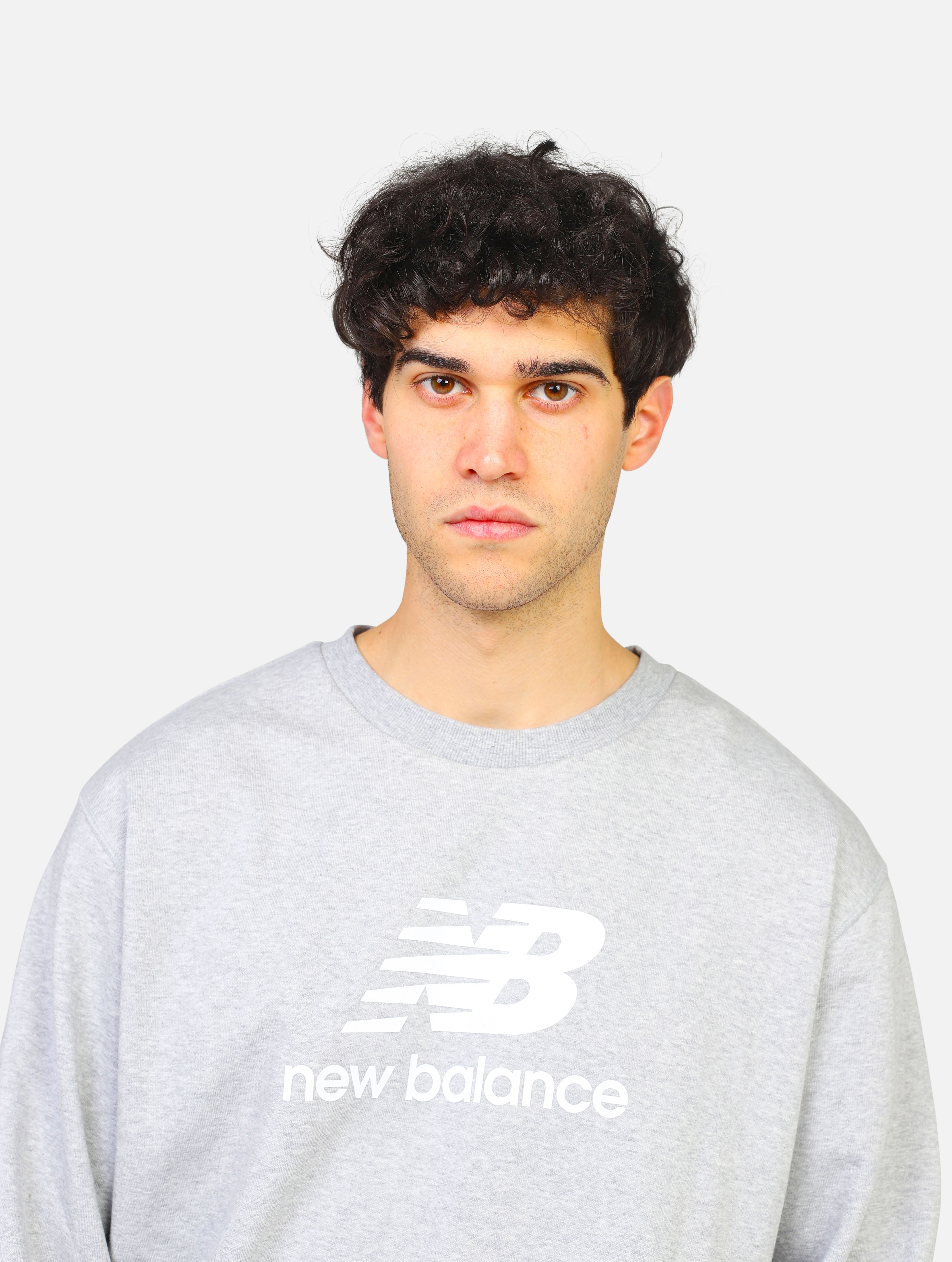 felpa NEW BALANCE - MT31538GREY