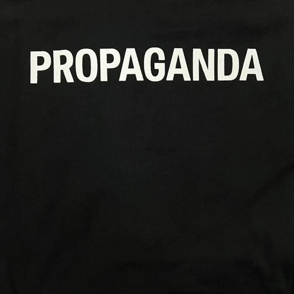  FELPA PROPAGANDA. NERO/BIANCO 