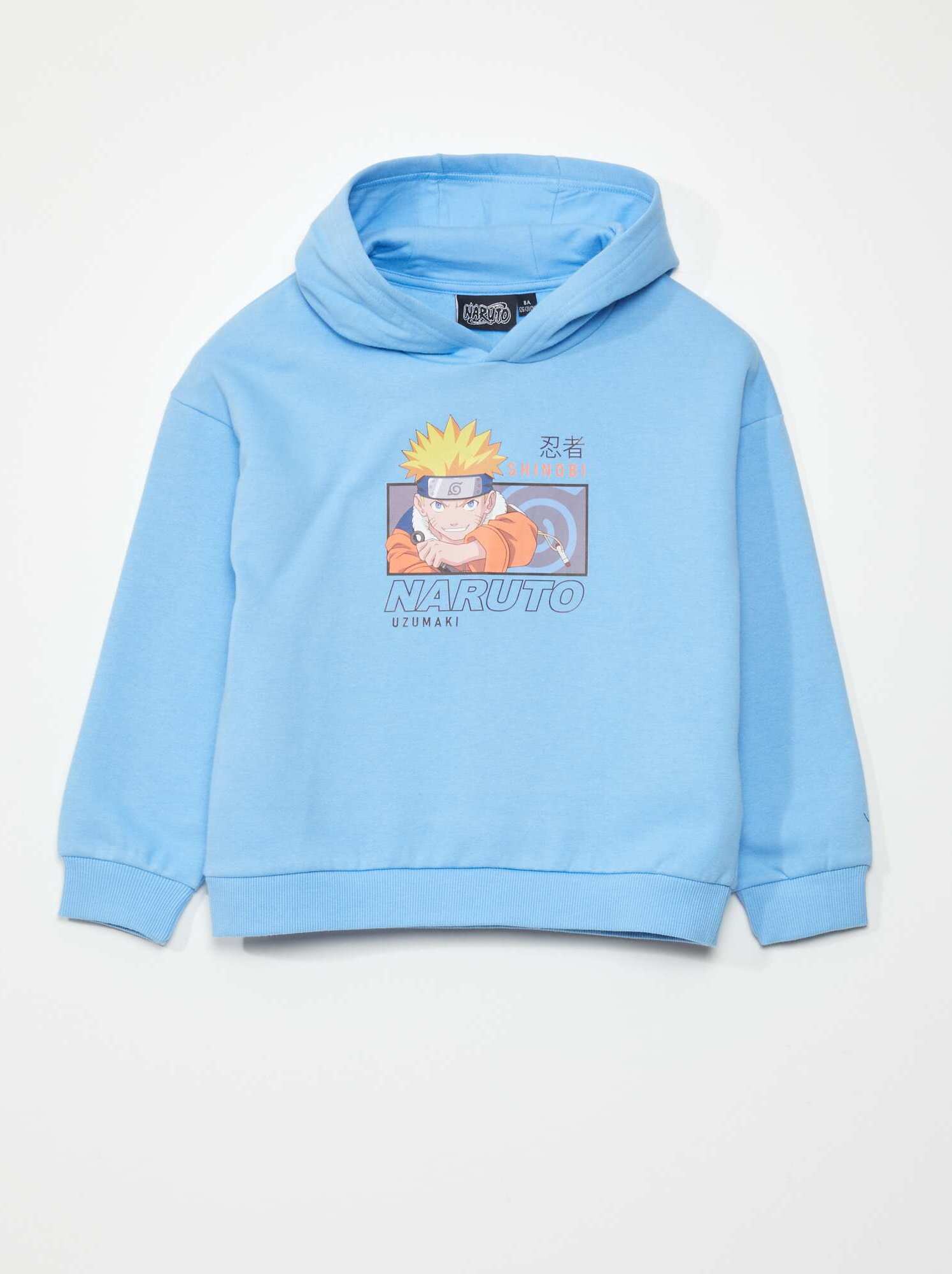 Felpa 'Naruto' con cappuccio - BLU