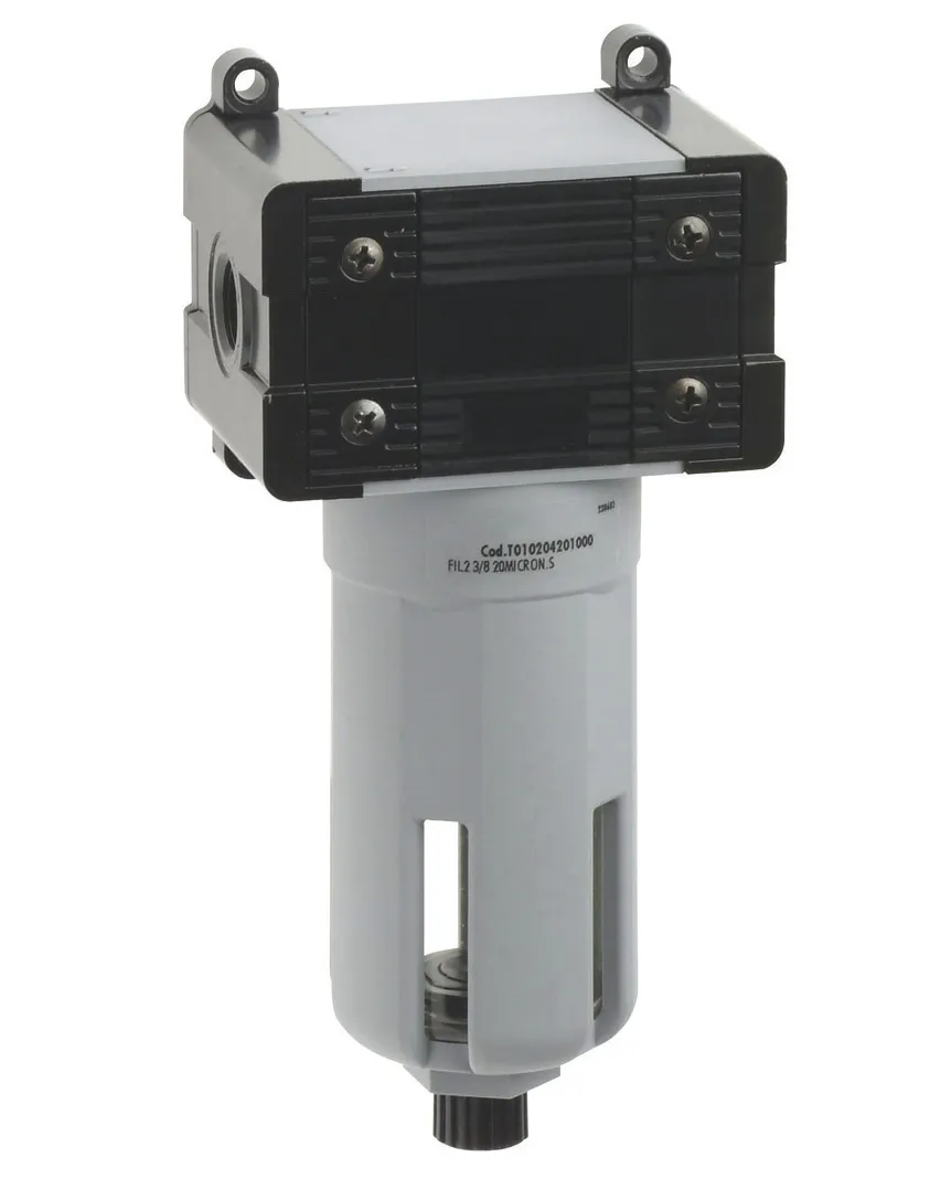 Filtro pneumatico RS PRO, filtrazione 20μm, portata max 3750Nl/min, attacco G 3/8