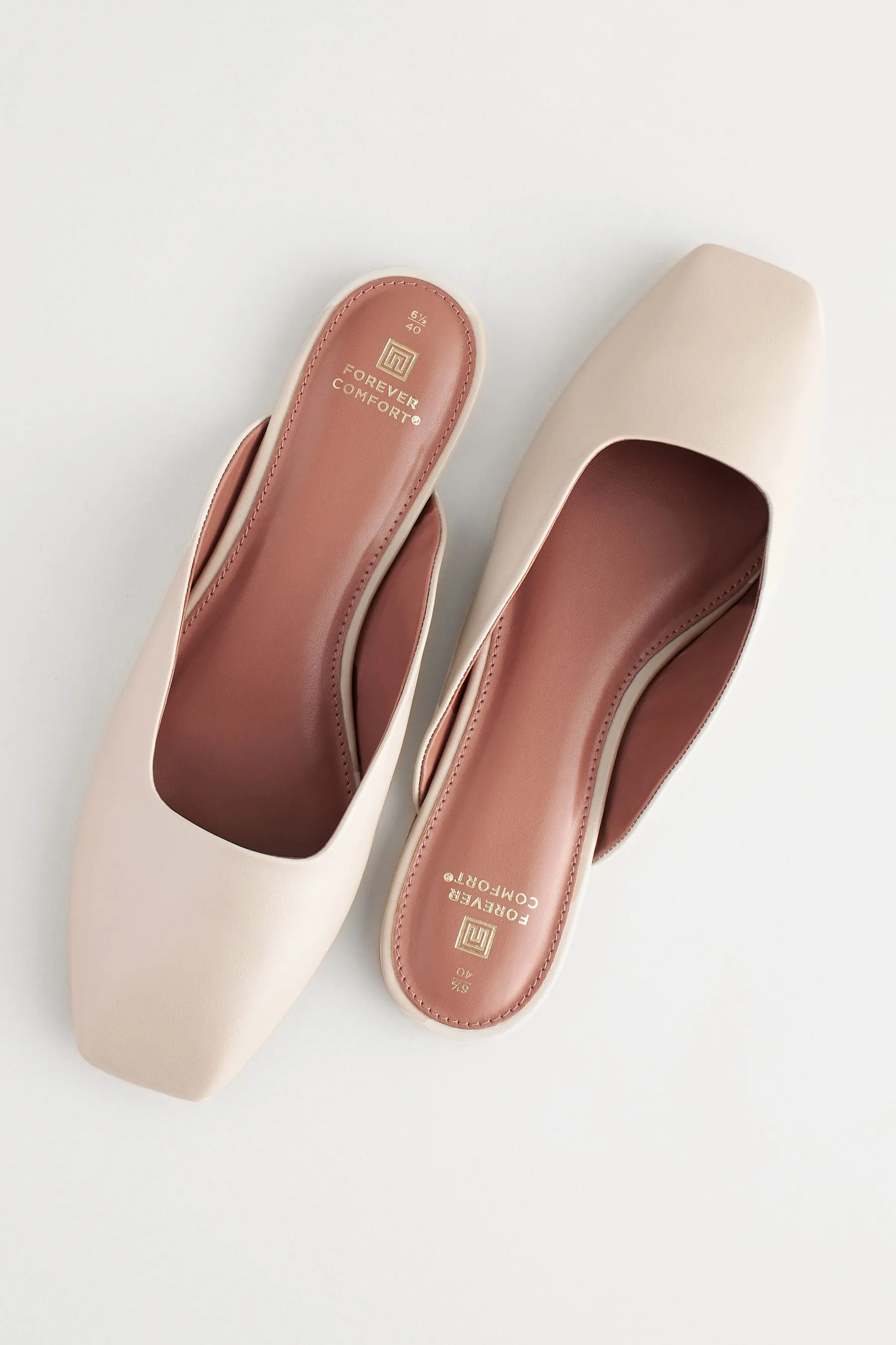 Forever Comfort® - Sabot con punta quadrata