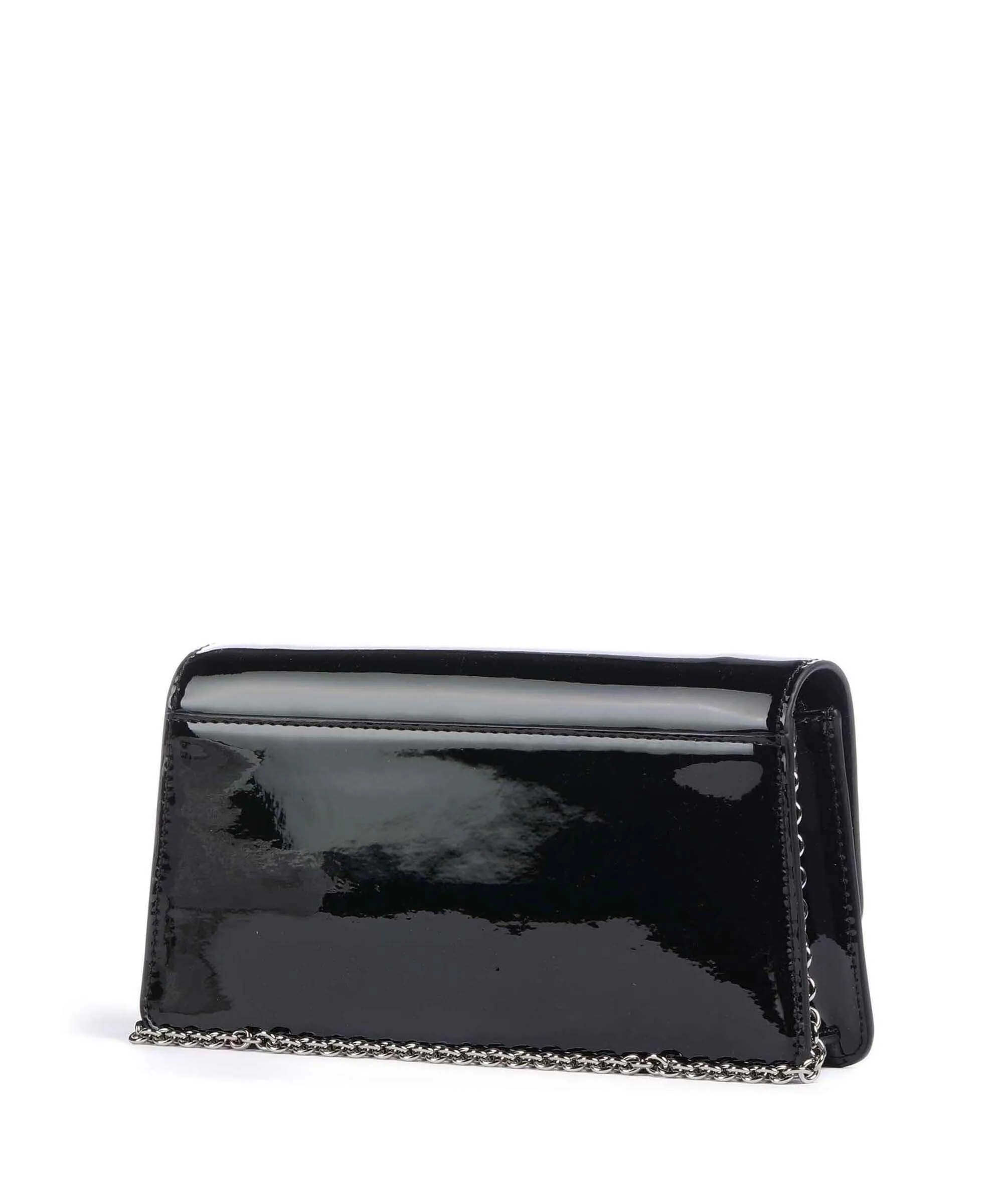  Furla Diamante Mini Borsa a tracolla pelle verniciata nero  