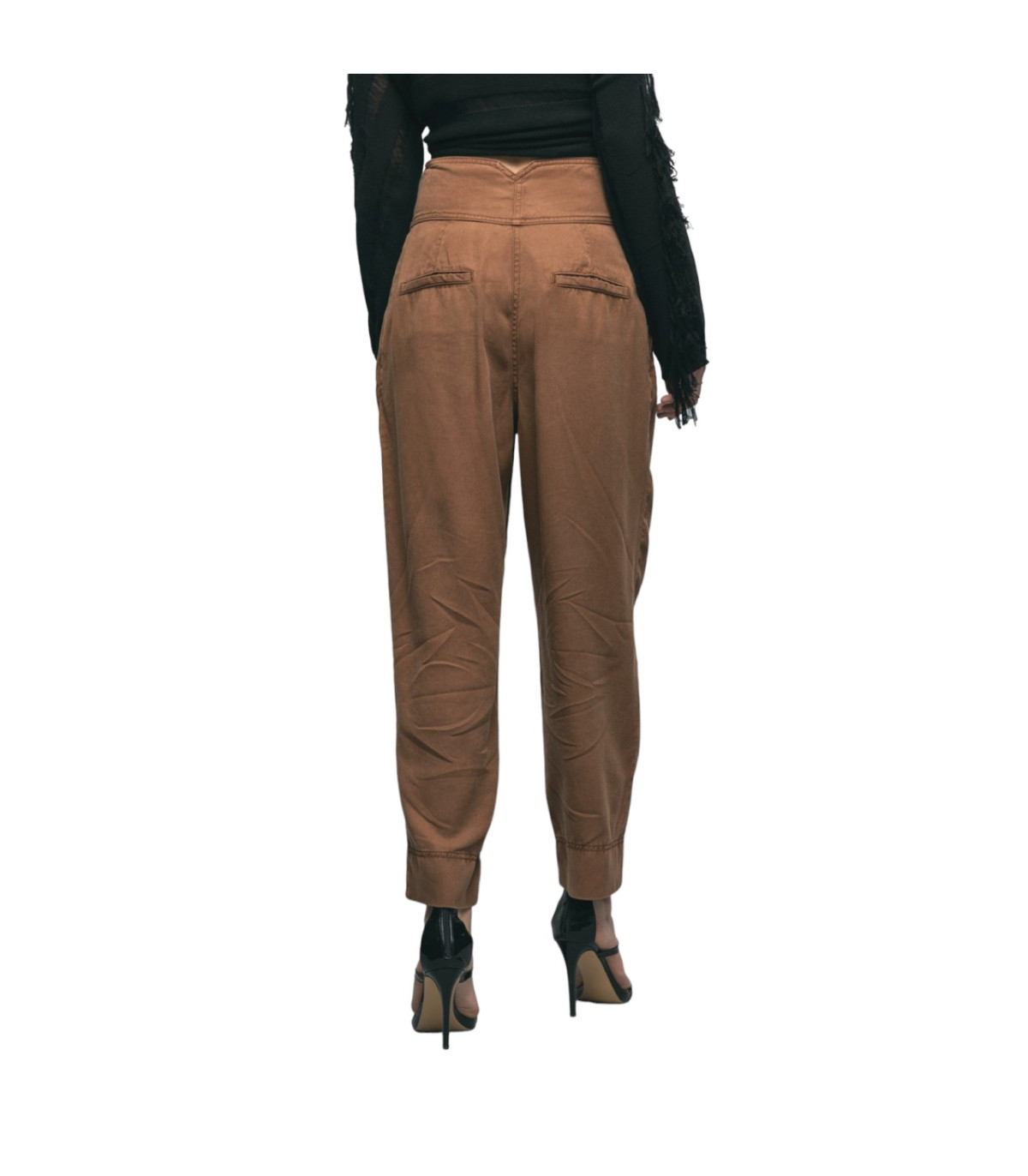Gaelle Donna Pantaloni   Chino Doppio Bottone Logato
