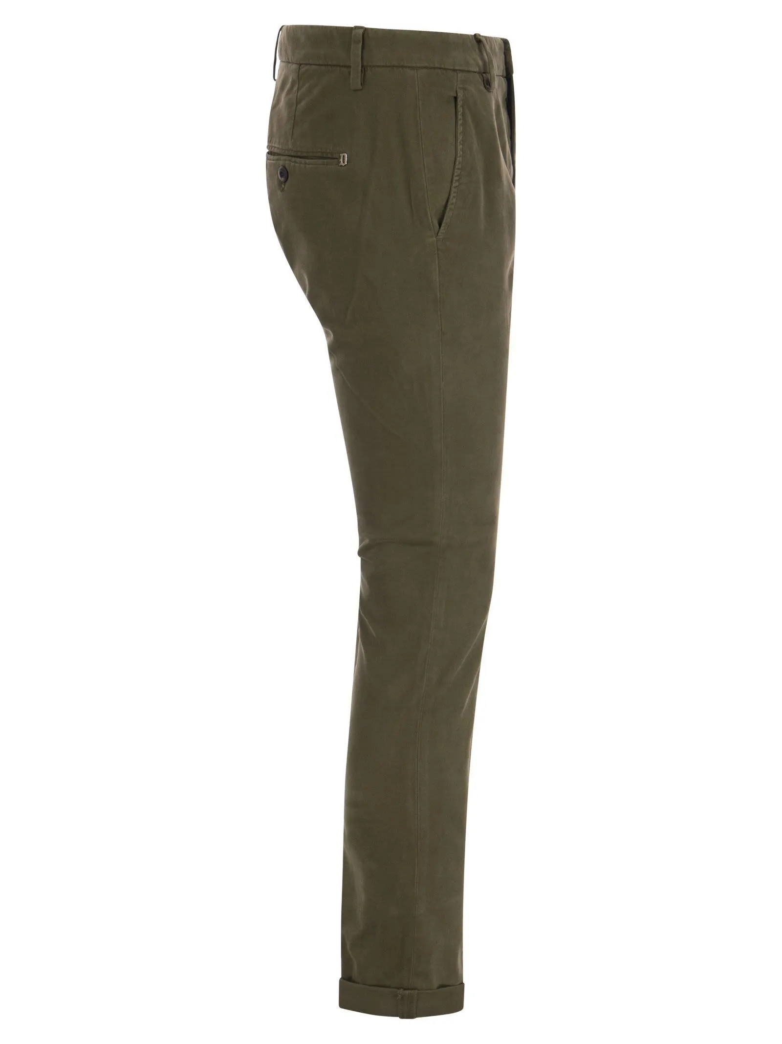 GAUBERT – Pantaloni slim-fit in gabardina