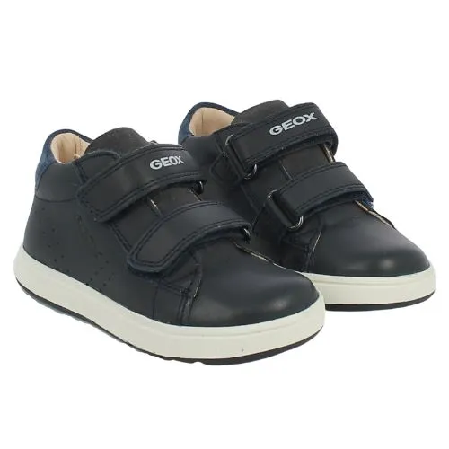 Geox  Sneaker con strappi in pelle primi passi 