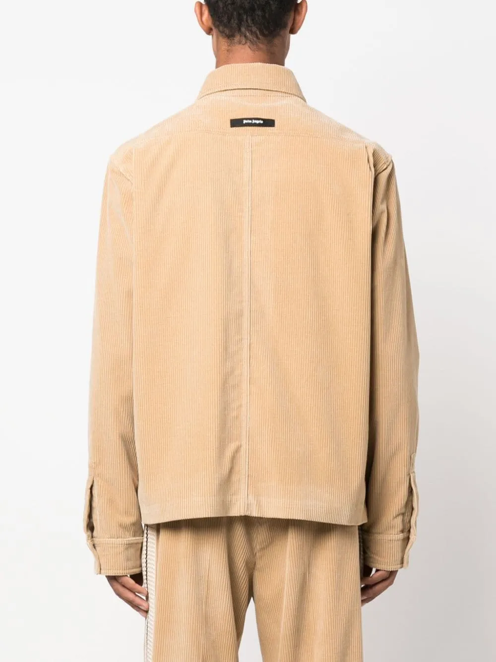 giacca-camicia beige