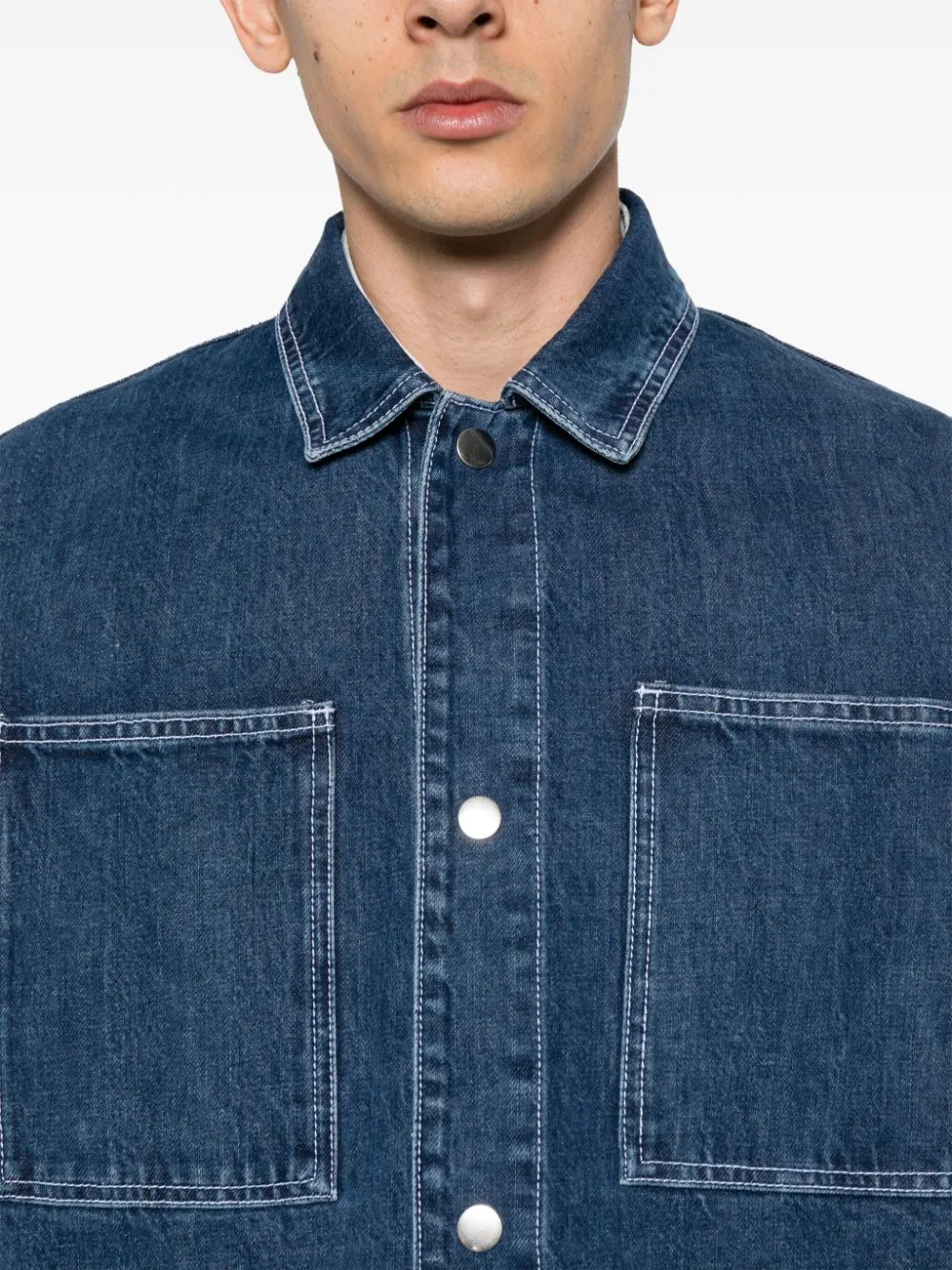 giacca-camicia denim