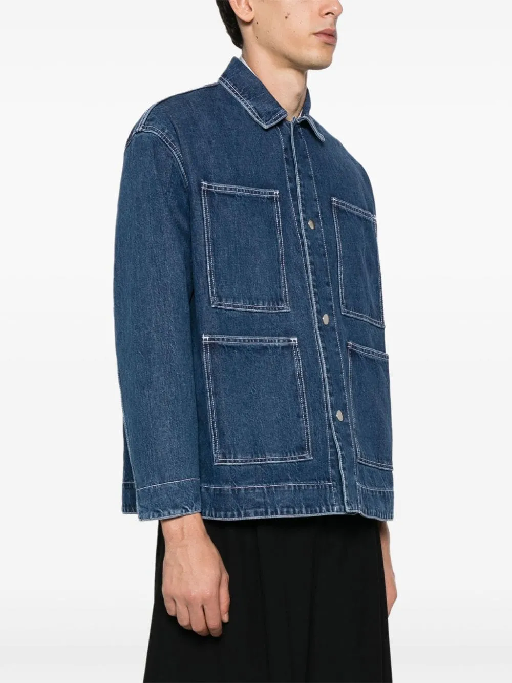 giacca-camicia denim