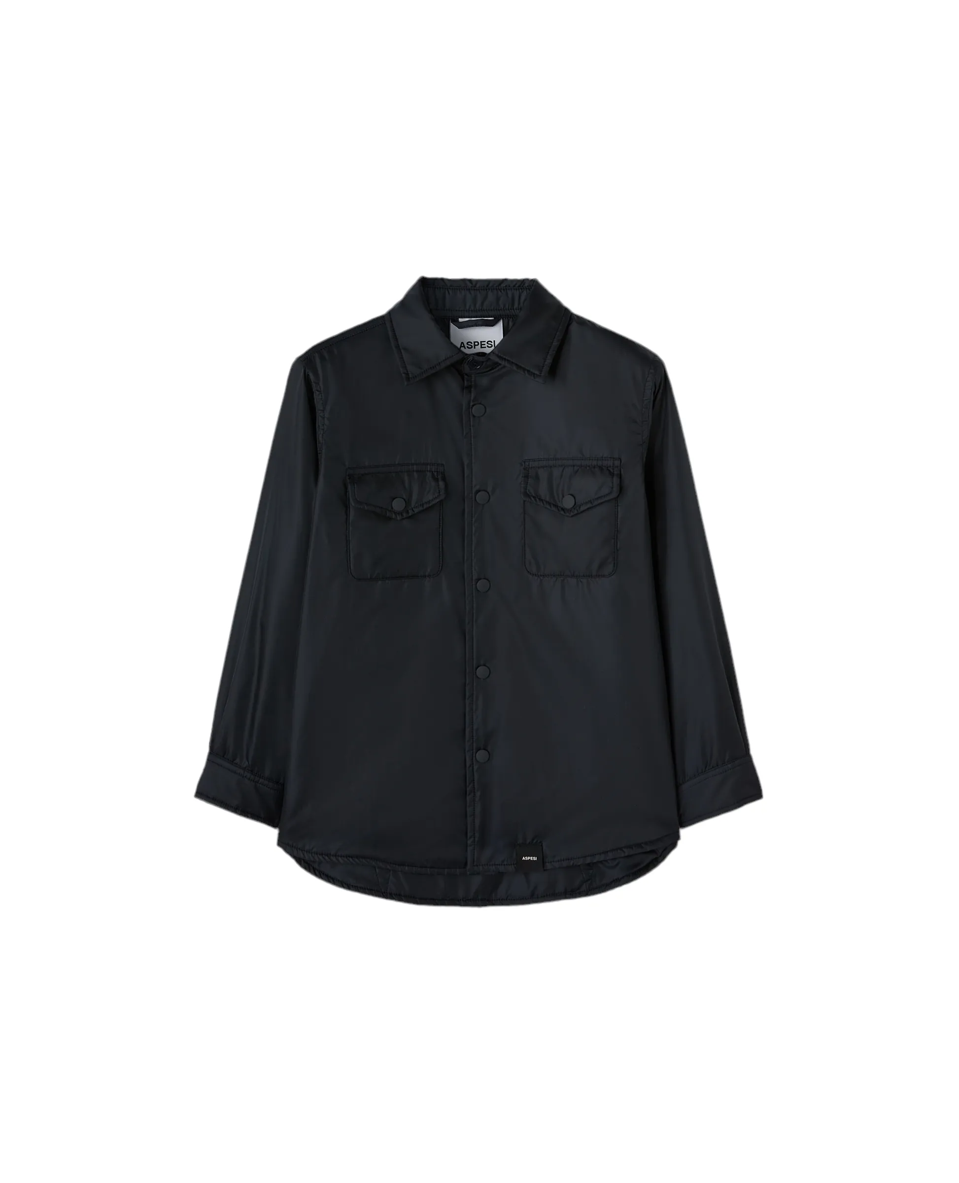 Giacca camicia imbottita blu per bambini