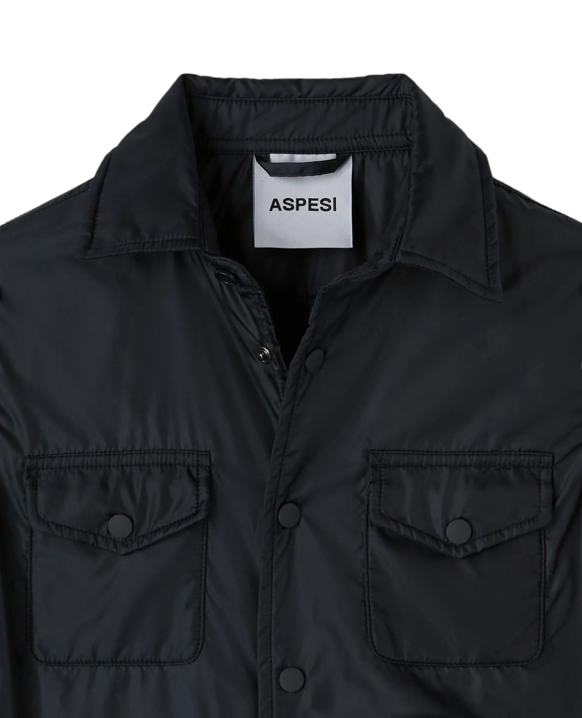 Giacca camicia imbottita blu per bambini