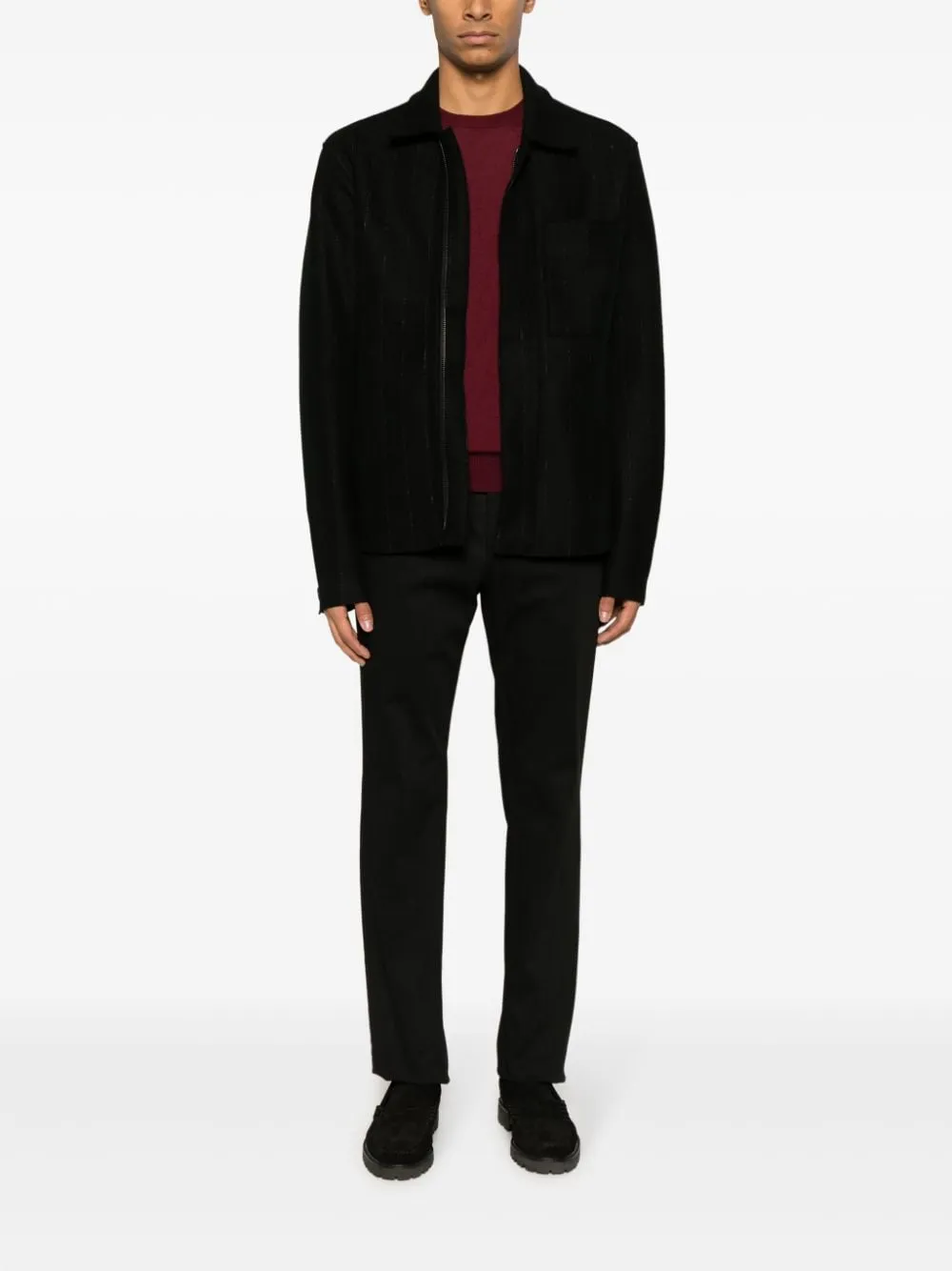 giacca-camicia nera